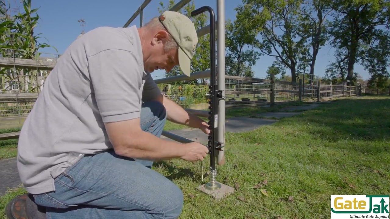 GateJak fixes Sad and Sagging Gates at Quarry Valley Farm