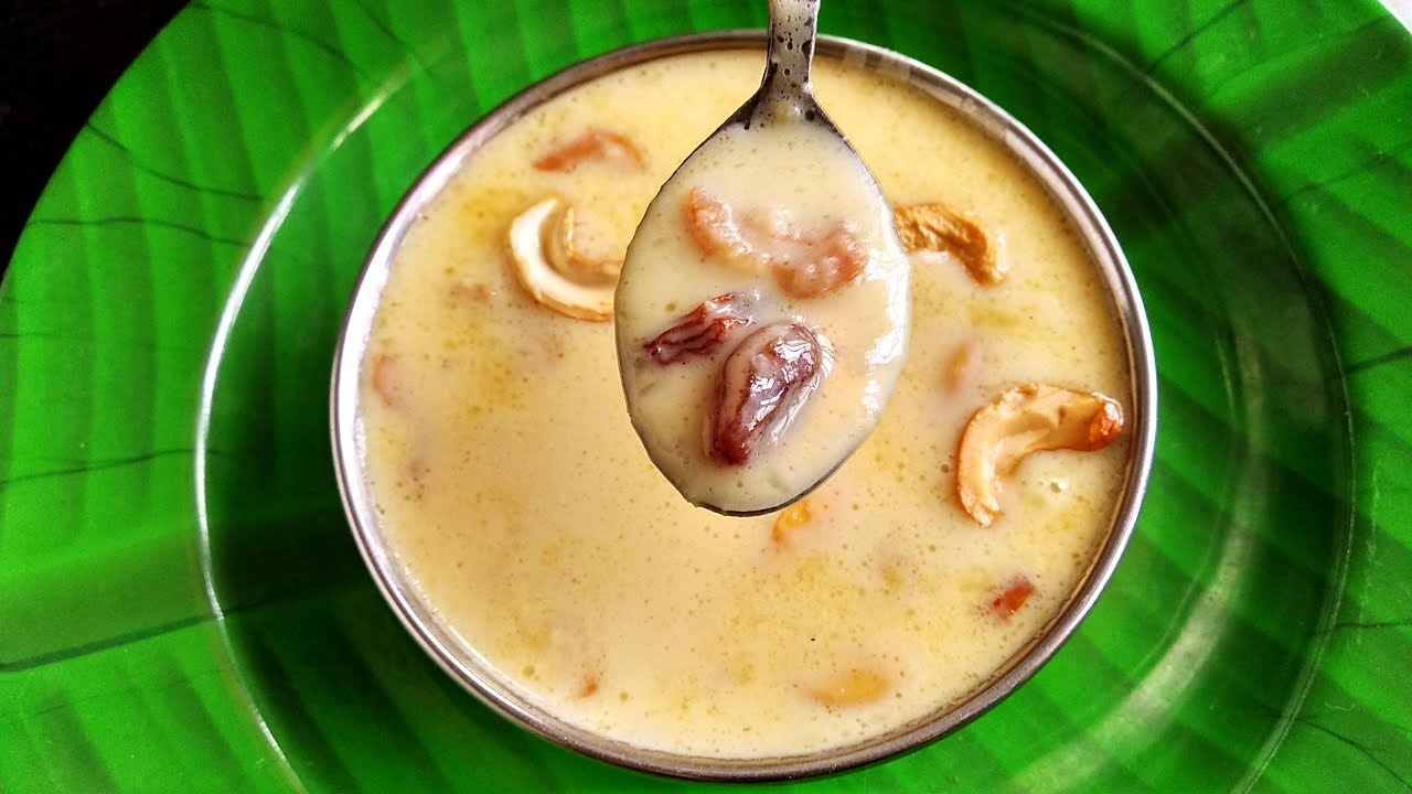 Paruppu Payasam without Coconut Milk | Quick Siru Paruppu Payasam | Poha Moong dal payasam