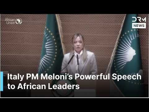 FULL SPEECH: Italy PM Meloni Pushes Cooperation, Investment in Landmark African Union Address | AC1G