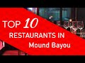 Top 10 best Restaurants in Mound Bayou, Mississippi
