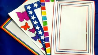 picture Handmade Borders Design For Project front page handmade design for school