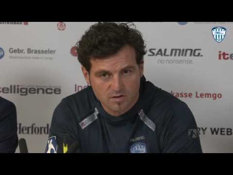 04.12.2016 TBV Lemgo gg. HBW Balingen-Weilstetten - Pressekonferenz
