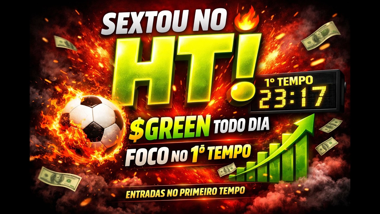 SEXTOU NO HT! 🔥 10 JOGOS NA LISTA DA PUNTER BETS 💰⚽ VAMOS BUSCAR O GREEN!