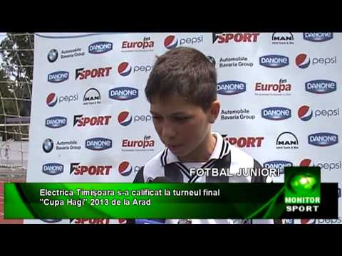 Electrica Timişoara s-a calificat pentru turneul final „Cupa Hagi" 2013 de la Arad