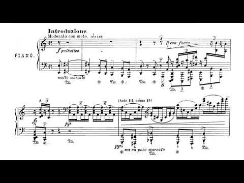 Tchaikovsky/Pabst - Illustrations de l'opera "La dame de pique" (audio + sheet music)