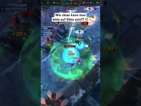 Wie clean kann man bitte auf Ekko sein?? 😨 #leagueoflegends