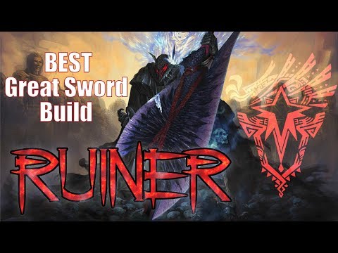 Ruiner | The REAL BEST Late-Game Great Sword Build | Monster Hunter World Iceborne [MHW]
