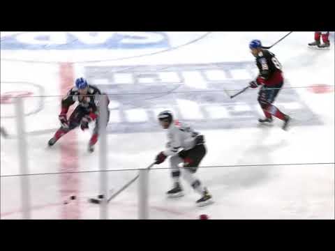 Huge hit by Denis Reul (DEL) |Hockey Rink