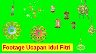 Download lagu Footage Ucapan Idul Fitri || Free To Use || Green Screen Lantern lentera mp3