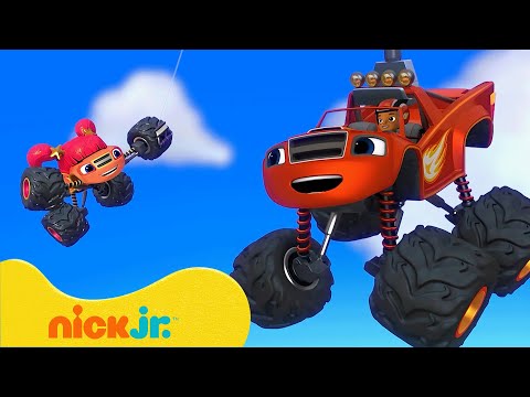 Capa de Blaze and the Monster Machines | Blaze Usa a Ciência para Voar!