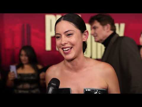 PLAY DIRTY: Rosa Salazar World premiere red carpet soundbite | ScreenSlam