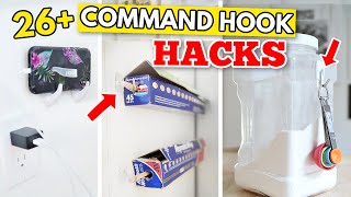 26+ GENIUS COMMAND HOOK HACKS | Uses for organization, home 