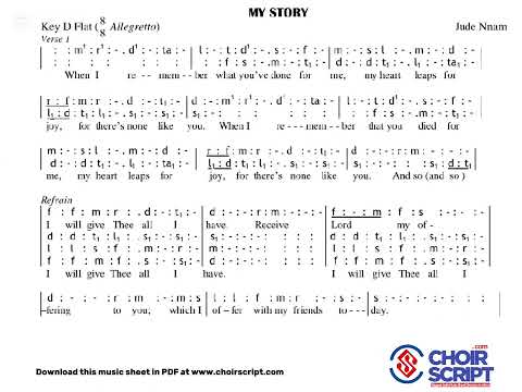 My Story (When I remember) by Jude Nnam