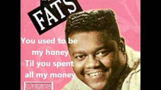 Fats Domino- I&#39;m Walking To New Orleans(With Lyrics)
