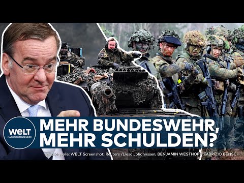 DEUTSCHLAND: Verteidigungsminister Pistorius will Bundeswehr aufstocken und Schuldenbremse lockern