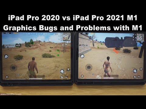 iPad Pro 2020 vs iPad Pro 2021 A12Z vs M1   Bugs & Game Graphics Problems with PUBG Mobile 1 5 on M1