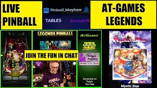 Live virtual pinball - Zaccaria -"Mystic Star, Nautilus" (and more!) - At Games Legends