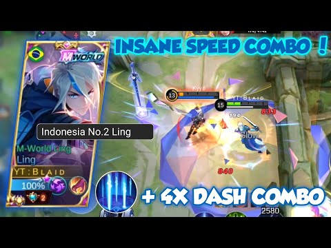 LING INSANE SPEED COMBO ! FASTHAND + ON POINT ! MAKE ENEMY CRY ! TOP GLOBAL LING - MLBB