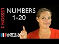 French numbers: 1 to 20
