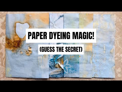 I Dyed Papers with THIS. You Won't Believe the Results!