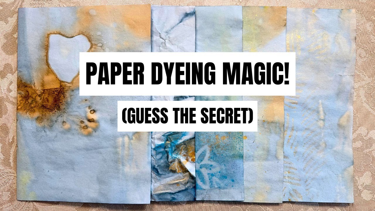 I Dyed Papers with THIS. You Won't Believe the Results!