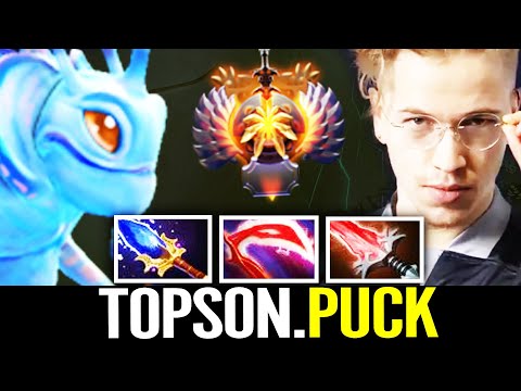 TOPSON Puck [FULL GAMEPLAY] - Pro Midlane Guide | Dota 2 IMMORTAL GAMEPLAY