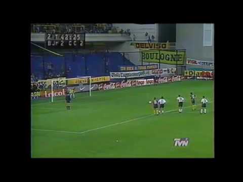 Boca a tribunas vacías vs Colo Colo (1997)
