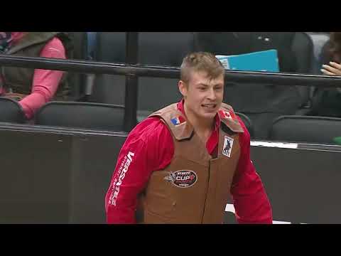 Jake Gardner rides Superstition for 86 points (PBR)