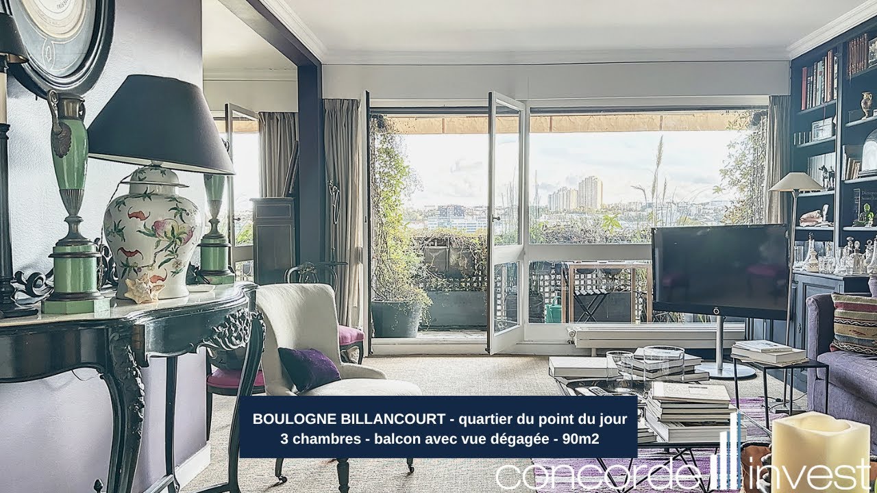 Watch video Boulogne - Rue du point du jour, appartement 90m2 Boulogne - Rue du point du jour, appartement 90m2