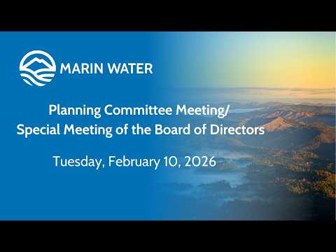 9:30 a.m. Planning Committee Meeting/Special Meeting of the Board of Directors  Feb. 10, 2026