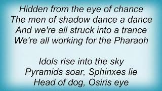 Richard Thompson - Pharaoh Lyrics