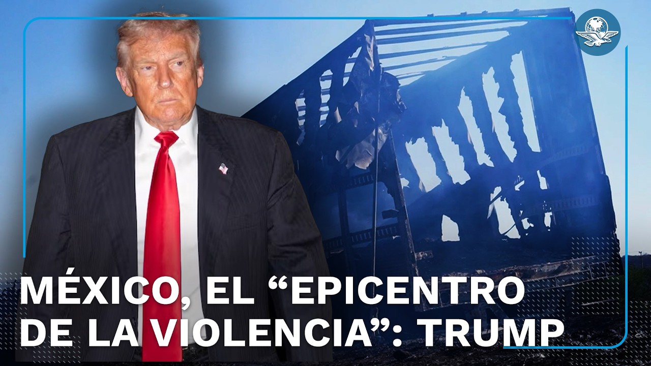 Trump amenaza con misiles a cárteles y llama a México “epicentro de la violencia”