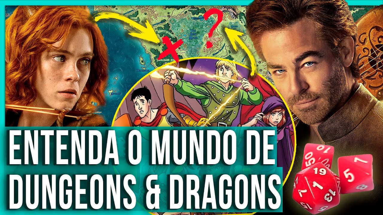 O MUNDO e OS PODERES em DUNGEONS & DRAGONS: 9 RAÇAS e CLASSES DOS PERSONAGENS e os FORGOTTEN REALMS