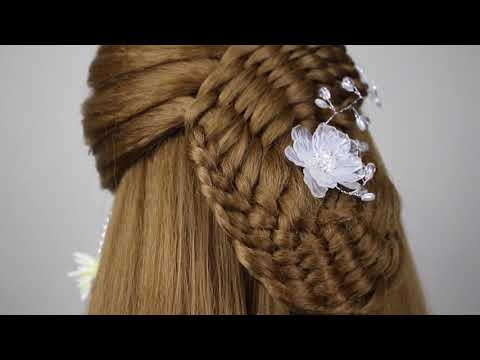 Flower Bread Hairstyle || konain beauty Salon