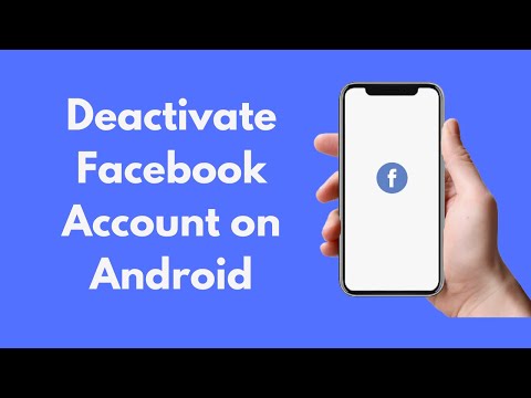 How to Deactivate Facebook Account on Android (2021)