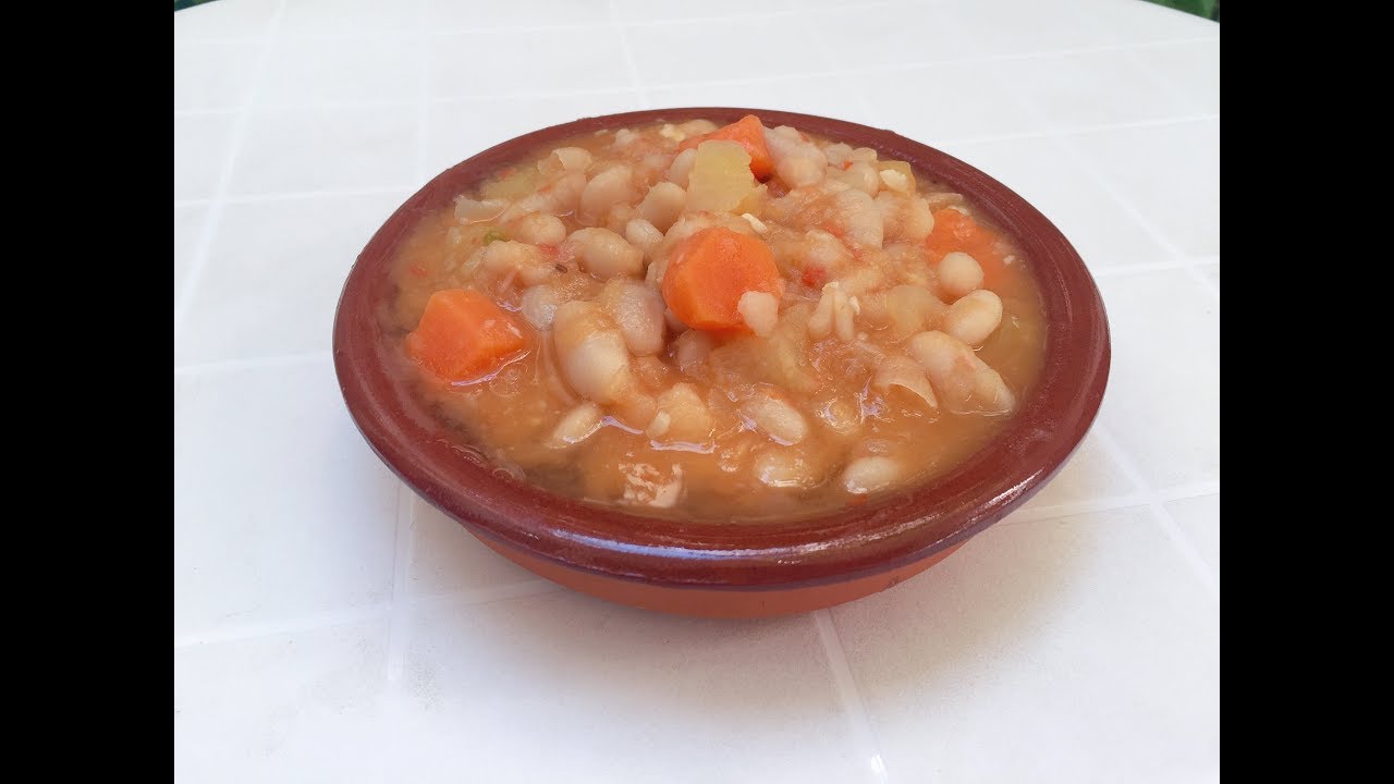 Guiso de alubias blancas con Monsieur Cuisine