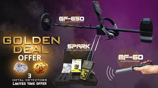 Golden Deal" Get 3 Different Types of Metal Detectors at Best Price