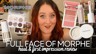 TESTING A *FULL FACE* OF MORPHE MAKEUP! Cruelty Free Makeup Haul First Impression Review SUPERDRUG!