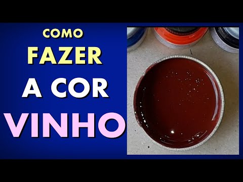 How to make wine color - color mixing