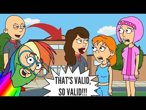 Classic Caillou Pretends to be Trans at the School Olympics and Gets Grounded! Adrian Gets Fired!