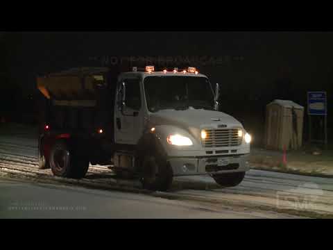 02-05-2020 Wichita Falls, TX - Heavy Snow Falls Overnight in Wichita Falls, TX