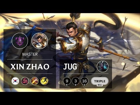 Xin Zhao Jungle vs Ekko - KR Master Patch 10.1