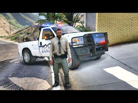 GTA 5 MODS LSPDFR 780 - PARK RANGER PATROL !!! (GTA 5 REAL LIFE PC MOD)