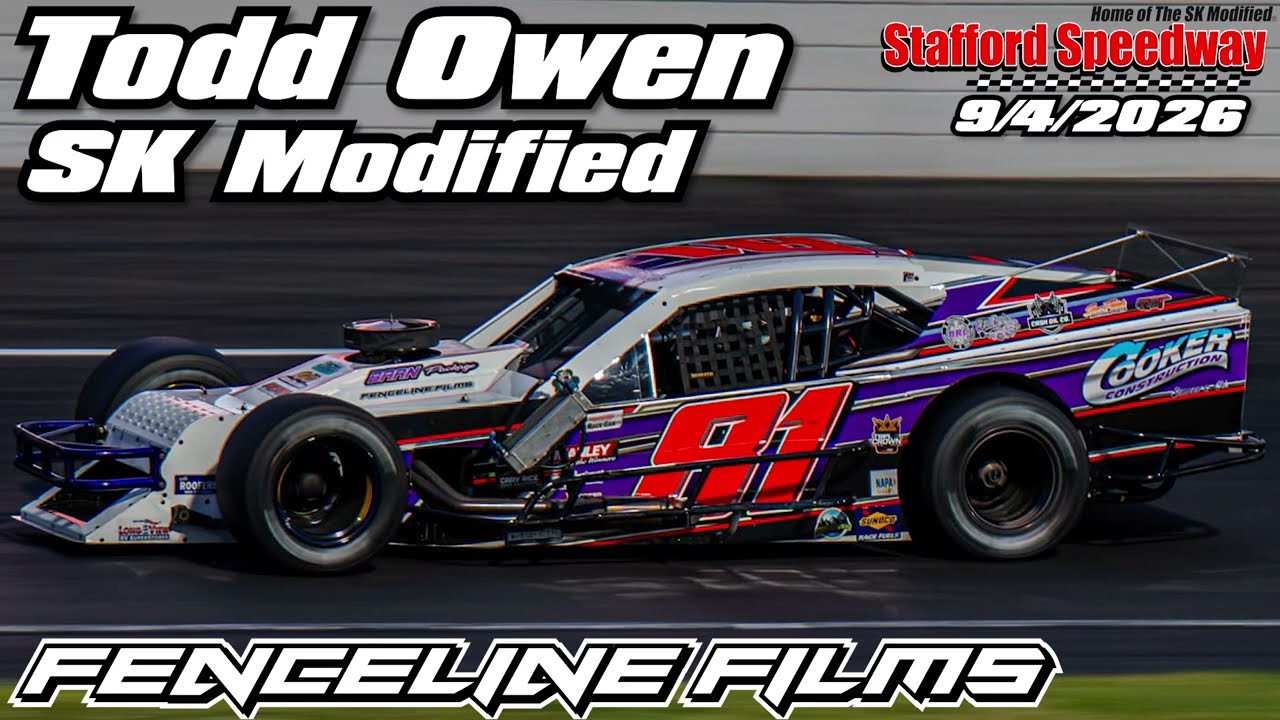 Todd Owen SK Modified at Stafford Speedway