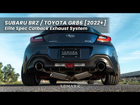 REMARK Elite Spec Catback Exhaust for Toyota GR86 / Subaru BRZ (2022+)
