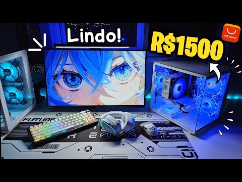 Montei um PC GAMER baratinho do Aliexpress de R$1500 (Roda Tudo!)