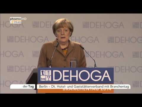 DEHOGA: Rede von Angela Merkel auf dem Branchentag am 11.11.2014