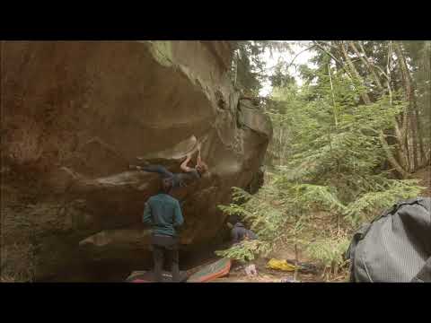 Absint direct (7C) - Sihla bouldering