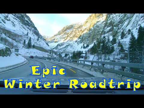 HOW TO DO a Beautiful Winter Road Trip in the Swiss Alps 🤔❄️🚘