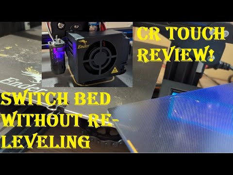CR Touch Review - Switch Printing Bed Without Re-Leveling! #crtouch #ender3 #3dprinting
